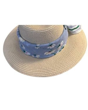 Style & Co. Straw Sun Hat - Blue