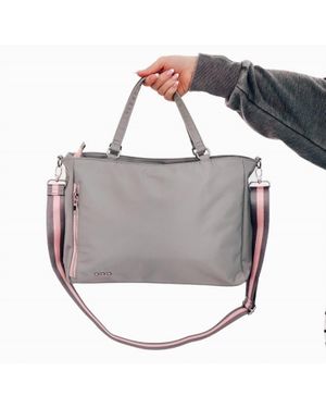 Pretty Simple Nina Nylon Tote Bag - Metallic