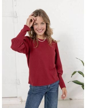 Mac & Me Gathered Shoulder Top