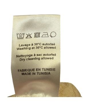 Rabanne Lace Pattern Mock Neck Top - Natural