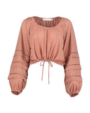 Bishop + Young Free Spirit Kiki Drawstring Tee - Pink