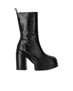 Paloma Barceló Eros Heeled Ankle Boot - Black