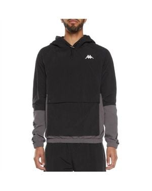 Kappa Men's 222 Banda Edonin Anorak Jacket - Black