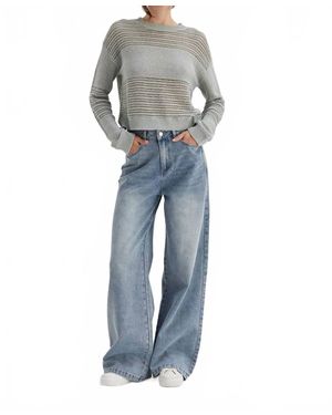 Crescent Sydney Wide Leg Denim - Blue