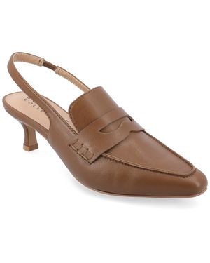 Journee Collection Collection Tru Comfort Foam Amory Pumps - Brown