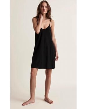 Skin Sexy Slip Dress - Black