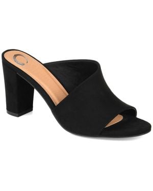 Journee Collection Apos;S Allea Medium And Wide Width Dress Sandals - Black