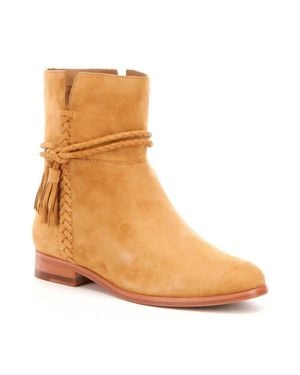 Frye Tina Whipstitch Tassle Boot - Brown