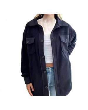 Zenana Cozy Retreat Jacket - Blue