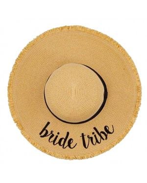 Cc Paper Weaved Crushable Beach Embroidered Quote Floppy Brim Sun Hat - Metallic