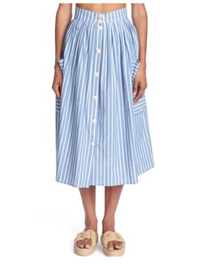 Corey Lynn Calter Cecilia Skirt - Blue