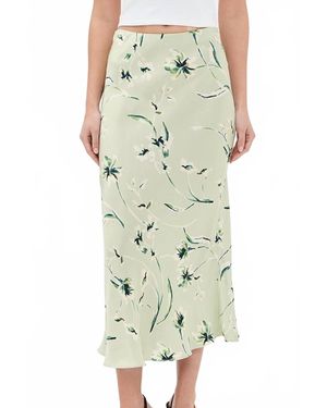 Rails Anya Printed Midi Skirt - Green