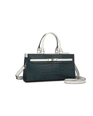 MKF Colby Satchel Handbag By Mia K - Blue