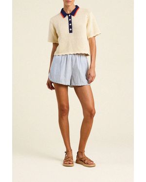 Trovata Amalia Polo Top - Natural