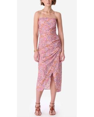 Vanessa Bruno Cleopatre Midi Dress - Pink