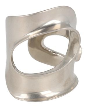 Ferragamo Small Sculptural Cutout Bracelet - White