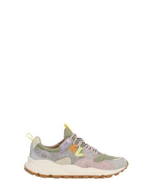 Flower Mountain Yamano 3 Technical Fabric Sneakers - White