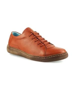 Cloud Felda Sneakers Napa Terracotta Leather Casual Shoes Zap824 - Brown