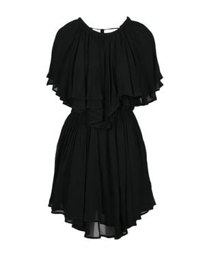 Dondup Chiffon Viscose Dress - Black