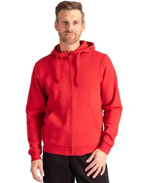 Clique Stockholm Full Zip Hoodie - Red