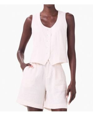 NIC+ZOE Rumba Linen Vest - Pink