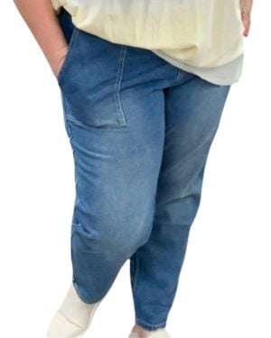 White Birch Denim Jogger Pants - Blue