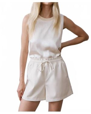 Melissa Nepton Julio Vegan Leather Short - White
