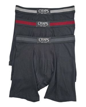 Chaps Boxer Briefs Three Pack Set - Gray