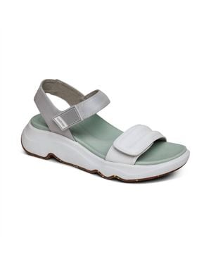 Aetrex Whit Sandals - Gray