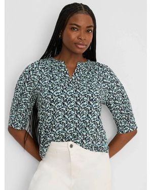 NIC+ZOE Fine Vines Top - Blue