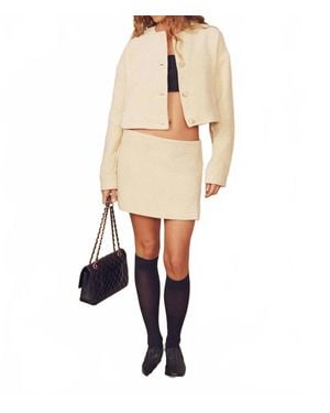 Cossac Organic Cotton Crop Jacket - Natural