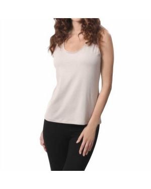 Angel Bra-Friendly Tank Top - White