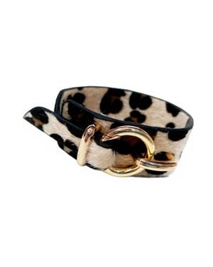 Jacqueline Kent Wild Thing Leopard Bracelet - Black