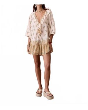 BOTEH Jardin Frill La Ponche Dress - Natural