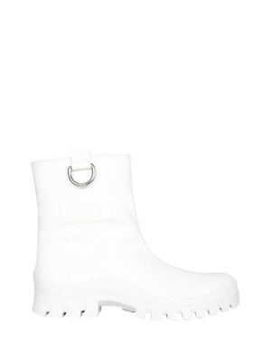 MSGM Mid-Calf Rain Boots - White