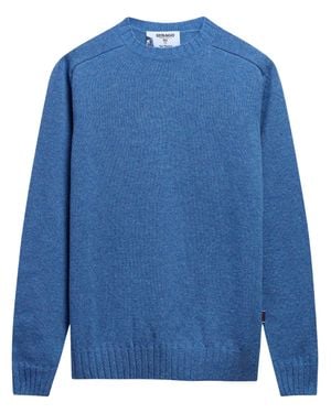 Sebago Merino Wool Crewneck Sweater - Blue