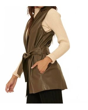 Promesa Wrapped Up Vest - Green