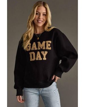 Panache Apparel Game Day Sweatshirt - Black