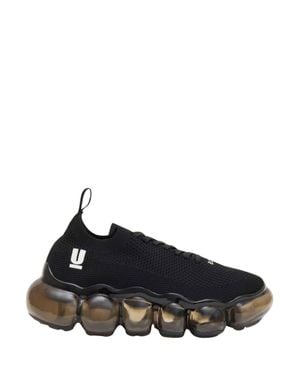 Undercover Chunky Sole Minimalist Mesh Sneakers - Black
