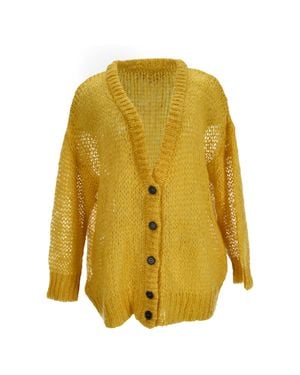 Marni Knitted Cardigan - Yellow