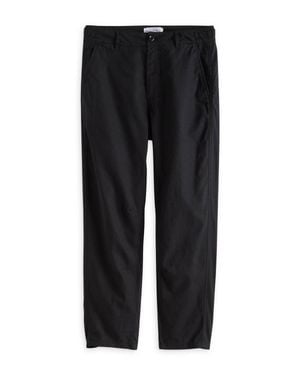 Michael Stars Sal Barrel Leg Linen Pant - Black