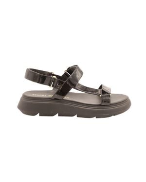 Stuart Weitzman Zolie Sandals - Black