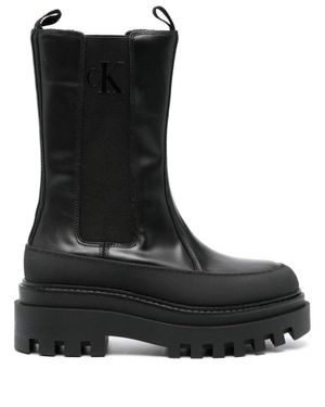 Calvin Klein Flatform Chelsea Boot - Black