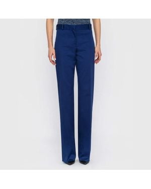 Ferragamo Ferragamo Cotton Gabardine Sport Pants - Blue