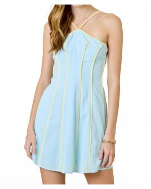 Day + Moon Daylight Mini Dress - Blue
