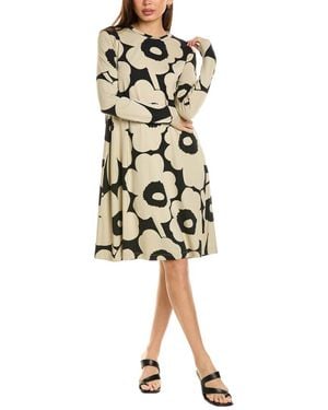 Marimekko Terassi Unikko Midi Dress - Natural