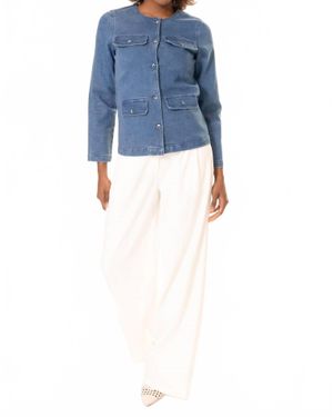 AREA STARS Jessi Wide Leg Pant - Blue