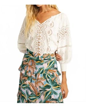 Caballero Sybille Top - White