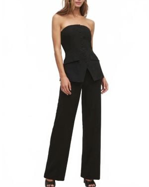 FAVORITE DAUGHTER Dream Phoebe Bustier Top - Black