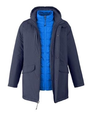 CORE365 Inspire 3-In-1 Jacket With Insulated Liner - Blue